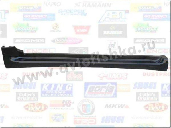 Toyota Land Cruiser Prado 120 (02-09) накладки порогов пластиковые, комплект 2 шт.