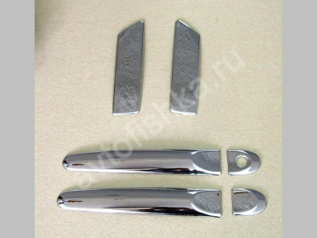 Nissan Juke (2010-) хромированные накладки на дверные ручки из нержавеющей стали