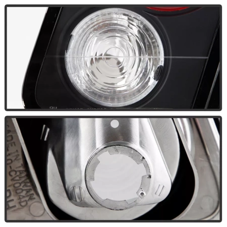 Honda Civic (00-03) 4 дв. седан фонари задние черные, комплект 2 шт.