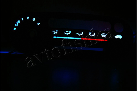Honda CRX Del Sol светодиодные шкалы (циферблаты) на климат