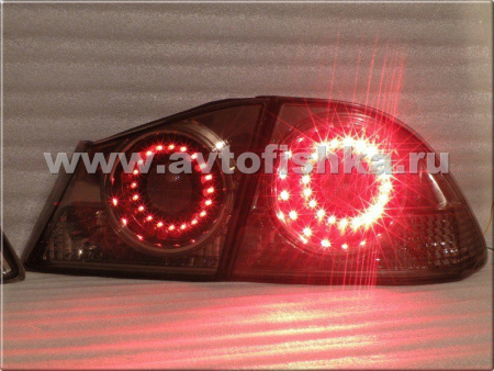 Honda Civic VIII (06-) фонари задние светодиодные тонированные, комплект 2 шт.