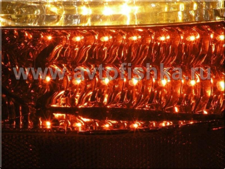 Mercedes ML W163 (98-05) задние фонари светодиодные красно-тонированные, комплект 2 шт.