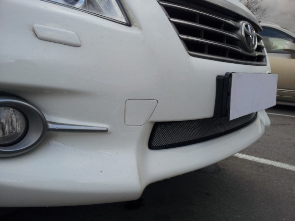 Toyota RAV4 (10–12) Защита радиатора, хром