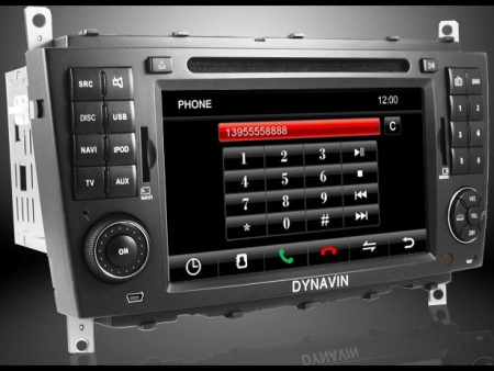 Mercedes-Benz C W203 (04-07), W463 (08-10) штатная магнитола с поддержкой штатной аккустической системы MOST от Harman Kardon