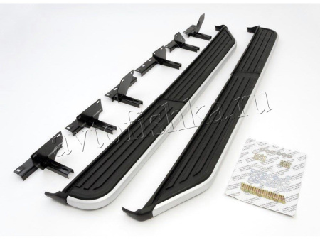 Land Rover Discovery 3 (05-) пороги боковые, подножки, дизайн Оригинал из нержавейки