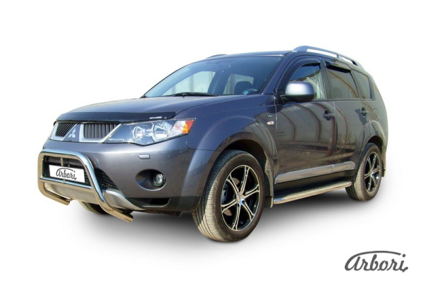 Защита передняя Arbori d57 низкая MITSUBISHI OUTLANDER XL 2006-2010
