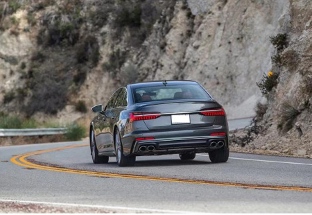 Диффузор S6 с насадками для Audi A6 S-line 2019+