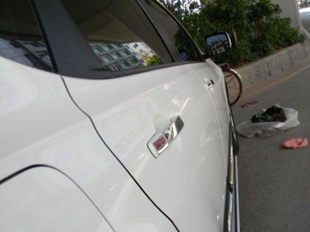 Nissan Qashqai (06-) молдинги на ручки дверей из нержавеющей стали, комплект на 4 двери