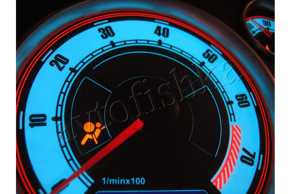 Audi A6 (C5) 97-04 светодиодные шкалы (циферблаты) на панель приборов - дизайн 2