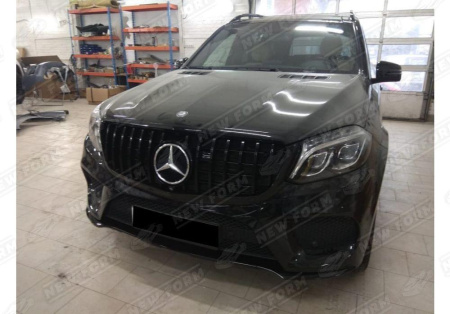 Mercedes-Benz GLS-Klasse X166 2015 - 2019 Решетка радиатора AMG GT черная