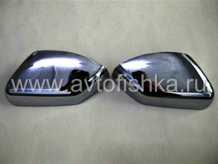 Land Rover Freelander 2 (07-) накладки на боковые зеркала хромированные, комплект 2 шт.