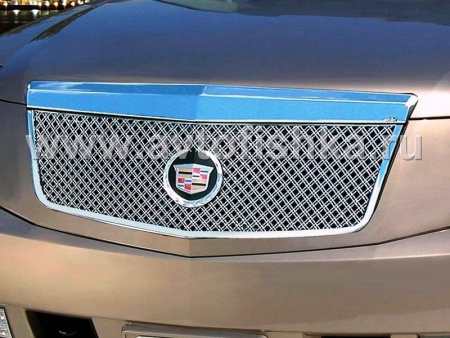 Cadillac Escalade, Escalade EXT, ESV (07-) решетка радиатора хромированная из нержавеющей стали, сетка, классический дизайн