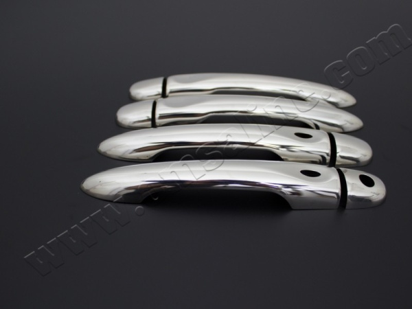 Renault Kaptur (13–) Накладки на дверные ручки, нерж., 4 двери (с отверс. под сенсор)