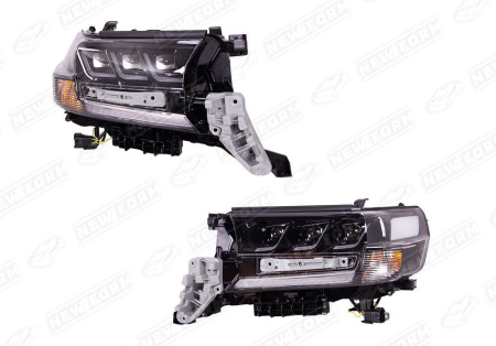 Toyota Land Cruiser LC 200 (2 рестайлинг) 2015 - н.в. Передние фары стиль Lexus