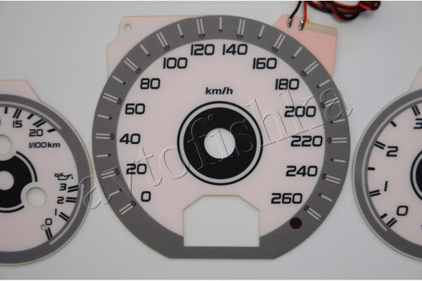 Mercedes W140 S светодиодные шкалы (циферблаты) на панель приборов