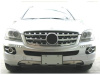 Mercedes ML W164 (05-08) решетка радиатора перфорированная полностью хромированная со звездой, дизайн ML 2009 года.