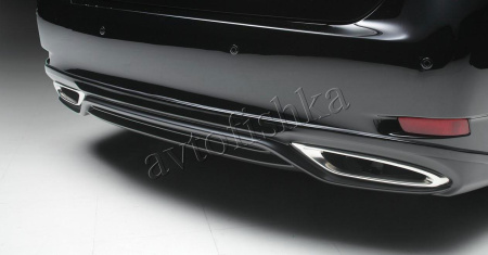 Lexus GS насадки на глушитель (в бампер)