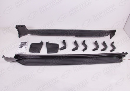 Toyota Land Cruiser LC 300 2021 - н.в. Пороги с подсветкой черные