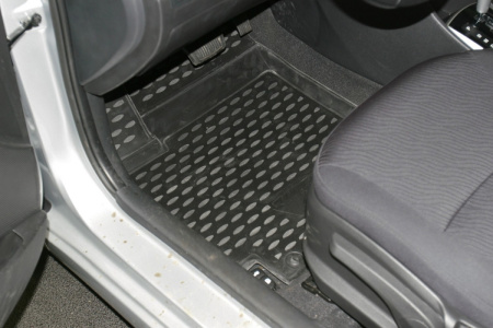 Коврики в салон HYUNDAI Solaris, 2010-2014, 4 шт. (полиуретан)