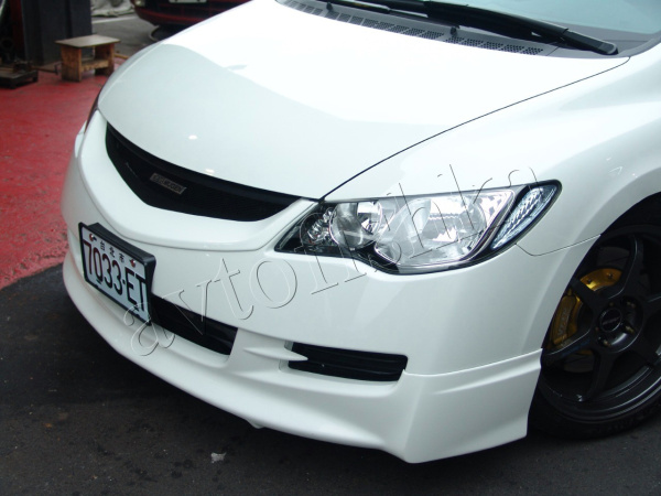 Honda Civic 4D 8 (09 – 12) решетка радиатора "MUGEN Style" (сетка в комплекте)