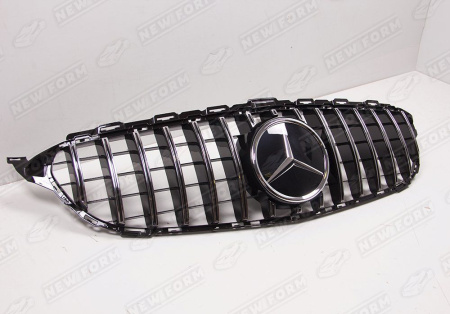 Mercedes-Benz C-Klasse W205 2014 - 2018 Решетка радиатора Panamerica хром