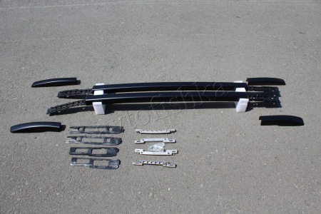 Mitsubishi ASX (10-) рейлинги продольные на крышу, алюминиевые, дизайн "Оригинал", установочный комплект.