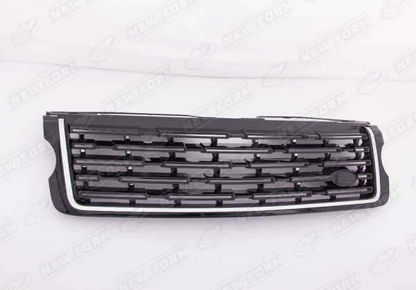 Land Rover Range Rover 4 поколение 2012 - 2017 Решетка радиатора дизайн 2023 года черная с серебром
