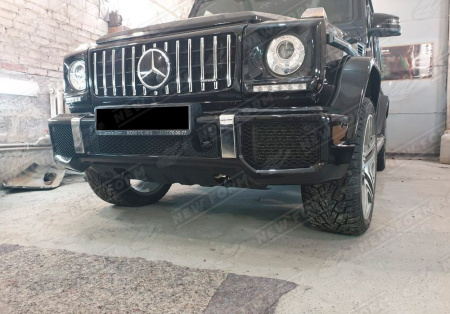 Решетка радиатора AMG GT хром Mercedes G-class W463