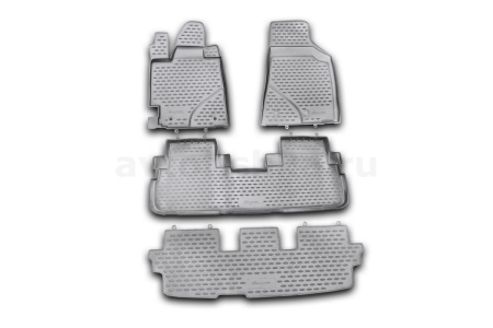 Коврики в салон TOYOTA Highlander, 2010-2014, 4 шт. (полиуретан)