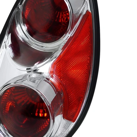 Chrysler PT Cruiser (2001-2005) фонари задние красно-хромированные Altezza стиль