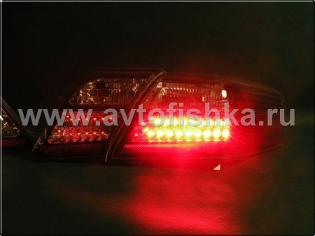 Toyota Camry V40 (06-11) фонари задние светодиодные черные, комплект лев.+прав.