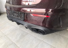 Mercedes-Benz E-Klasse C238 2016 - 2020 Диффузор с насадками 5.3 AMG черный Mercedes E-class Coupe C238.