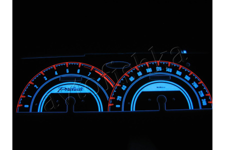 Honda Prelude VI светодиодные шкалы (циферблаты) на панель приборов