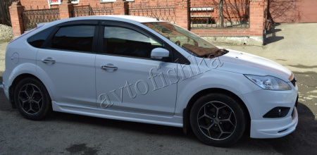 Ford Focus 2 (08-11) Накладка на передний бампер