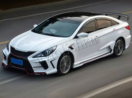 Hyundai Sonata YF (10-15) аэродинамический спортивный обвес EX дизайн
