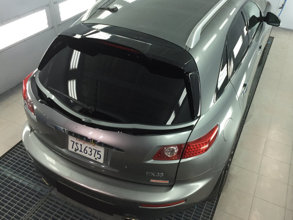 Спойлер нижний Forged на пятую дверь infiniti FX35, FX45  2002-2008 S50