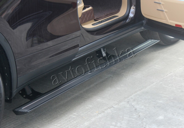 Cayenne S Coupe Turbo 2011-2017 штатные выезжающие электропороги автоматические