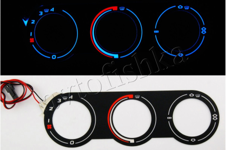 Mercedes Vito светодиодные шкалы (циферблаты) на климат