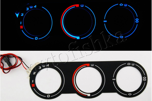 Mercedes Vito светодиодные шкалы (циферблаты) на климат