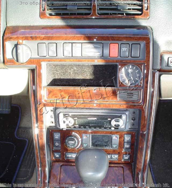 Декоративные накладки салона Land Rover Range Rover 1996-2002 полный набор, Соответствие OEM, 26 элементов.