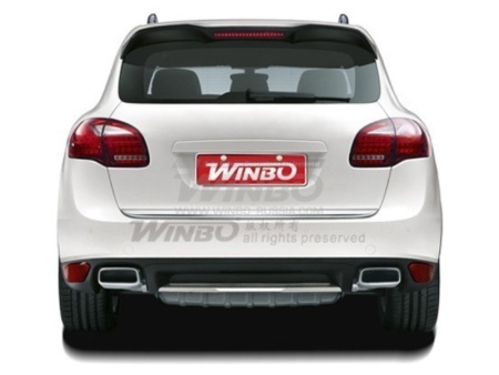 Porsche Cayenne (11-) накладка заднего бампера