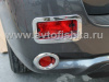 Toyota Highlander, Kluger (08-) хромированные накладки на противотуманные фары, фонари заднего бампера