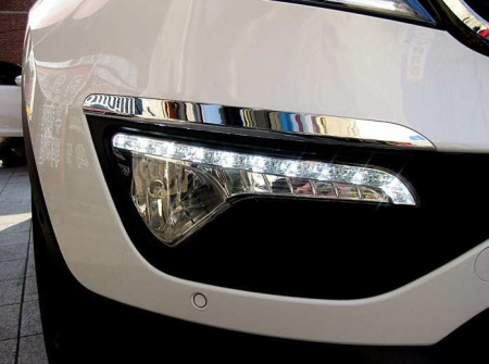 Kia Sportage (10–/14–) Штатные светодиодные дневные ходовые огни (ДХО), комлект.