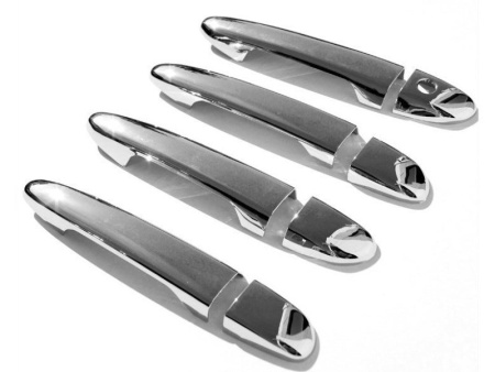 Mazda 6 (2007-) хромированные накладки на внешние ручки дверей, комплект 4 шт.