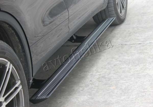 Cayenne S Coupe Turbo 2011-2017 штатные выезжающие электропороги автоматические