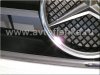 Mercedes C-class W203 (00-07) седан решетка радиатора черная со звездой, дизайн CL-class, 3 ламели.