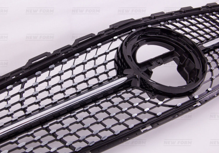 Mercedes-Benz C-Klasse W205 рестайлинг 2018 - 2021 Решетка радиатора Diamond Sport черная