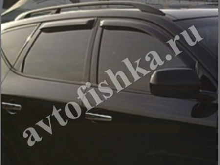 Дефлекторы боковых окон EGR 4 части темные Nissan Murano 2002-2008