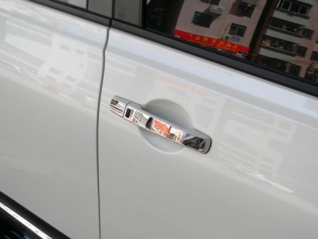 Nissan Qashqai (07-) молдинги на ручки дверей внешние под смарт ключ, нержавеющая сталь, комплект 4 шт.