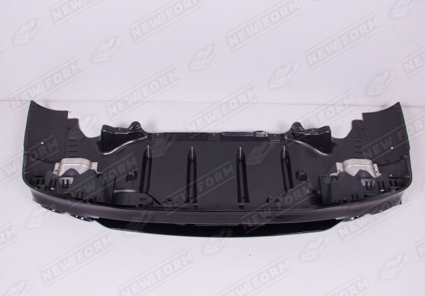 Mercedes-Benz CLA-Klasse C118/X118 2019 - н.в. Диффузор заднего бампера с черными насадками 4.5 AMG